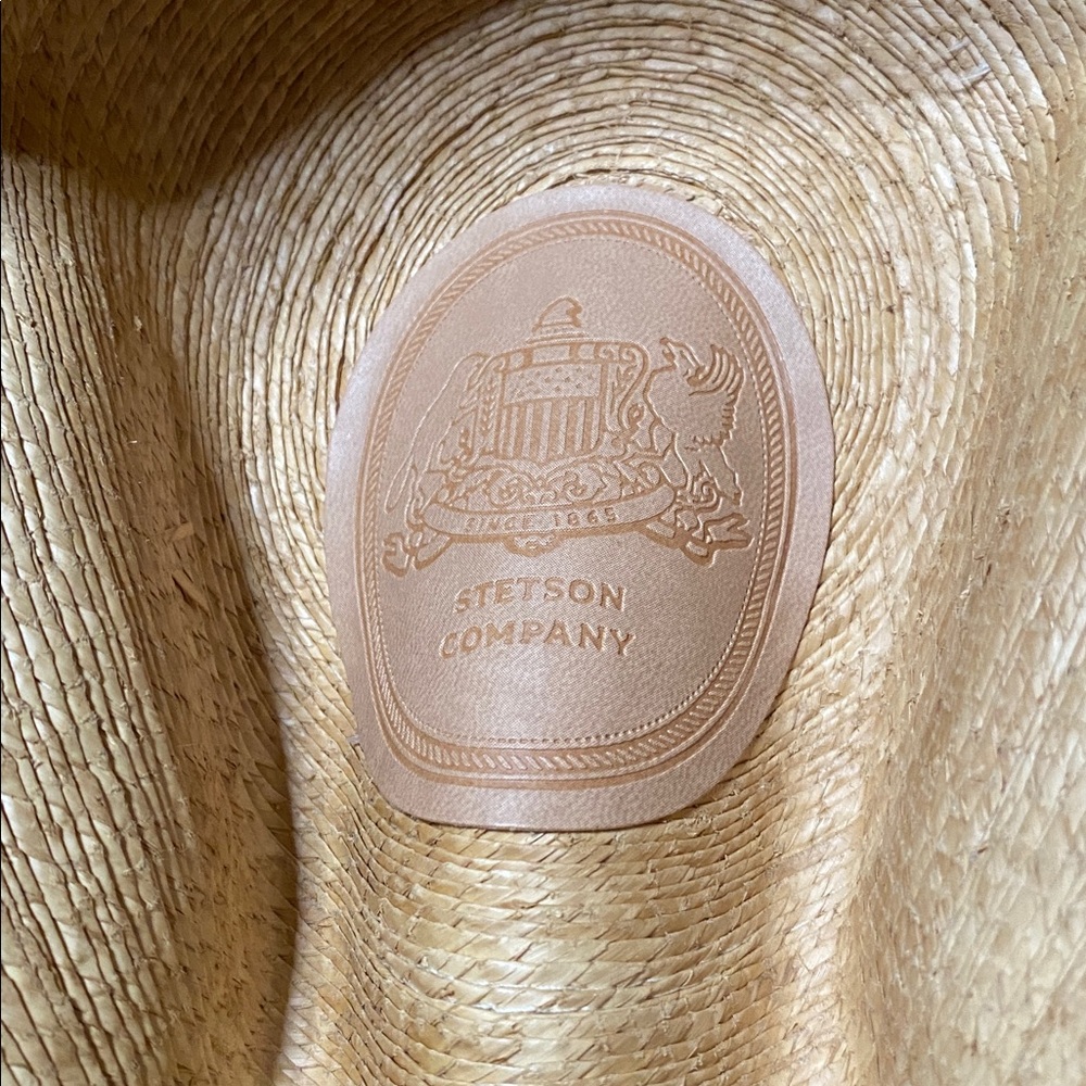 Stetson • Bryce Palm Leaf Straw Gus Western Hat - Picture 9 of 12